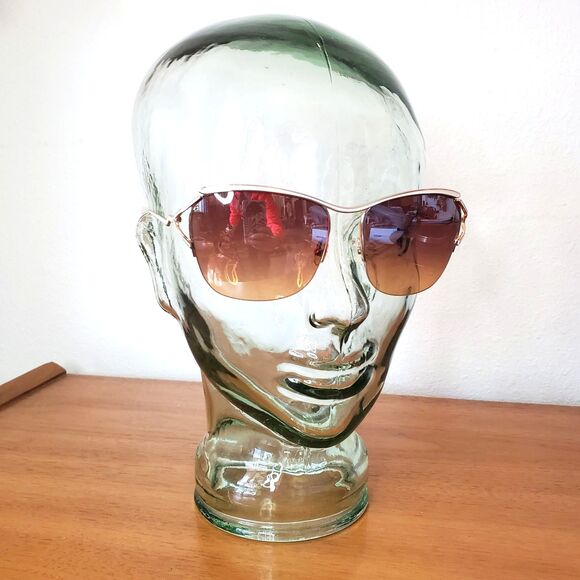 Trina Turk Vasto Sunglasses Ivory Summer Oversized Aviator Eye Optical 58-16-130 - Picture 2 of 9